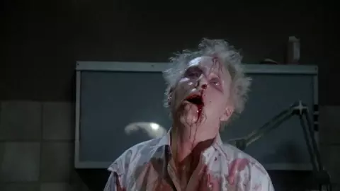 Barbara Crampton nude - Re-Animator (1985)