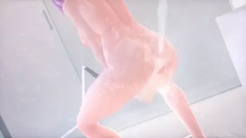 Hentai 3D Girl Shower Masturbation