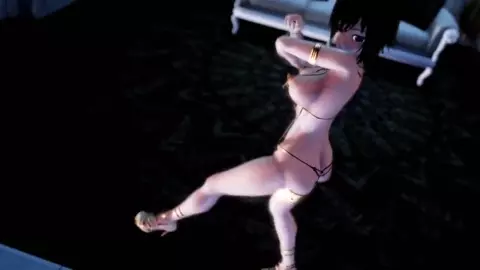 3D Hentai Girl Hime Dancing Strip