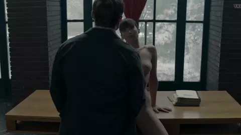 Jennifer Lawrence looks sexy and hot stripping down and being fucked in Red Sparrow