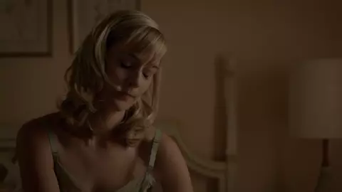 Caitlin FitzGerald gets it on and makes man cum in no time in Masters of Sex S03E08 (2015)