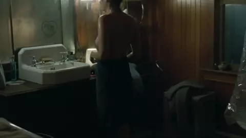 Riley Keough has nice boobies and viewers know it now from nude scene from The Lodge