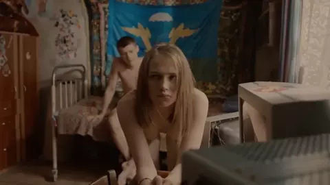 Yana Enzhaeva can't resistman and gets bonked by him in Russian version of Shameless